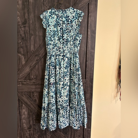 Bundle of 2 LOFT Ann Taylor Teal Maxi Dresses. Size M - Picture 2 of 7